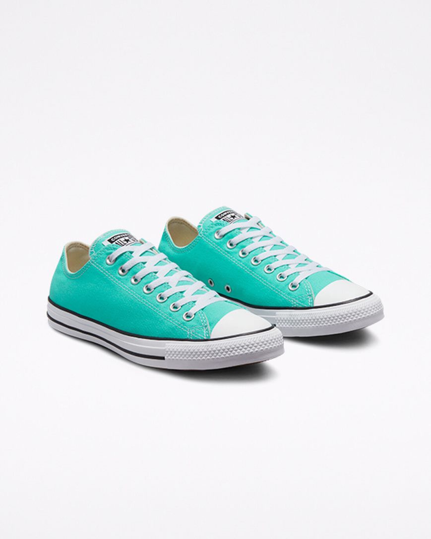 Men's Converse Chuck Taylor All Star Seasonal Color Low Top Shoes Light Turquoise | AU 3E198T